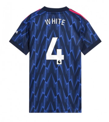 Lacne Ženy Futbalové dres Arsenal Ben White #4 2025-26 Krátky Rukáv - Preč